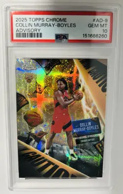 2025 Topps Chrome Collin Murray-Boyles ADVISORY RC CASE HIT - PSA 10 Gem Mint - Image 1