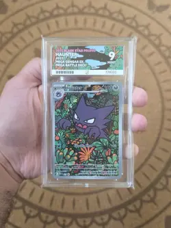 Pokemon TCG Haunter MEP 027 Promo, Graded ACE 9 Mint From Gengar Battle Deck - Image 1