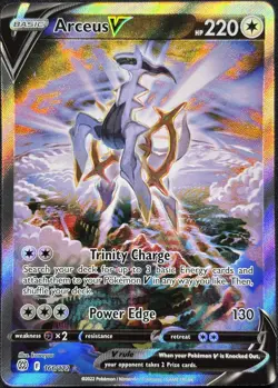 Arceus V 166/172 Brilliant Stars Pokemon NM-MINT Alternate Art Alt Art Holo - Image 1