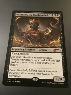 MTG Secret Lair #163 Razaketh, the Foulblooded - Image 1
