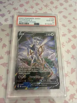 PSA 10 Arceus V Alt Art Brilliant Stars 166/172 Pokemon Card FA SWSH 2022 - Image 1