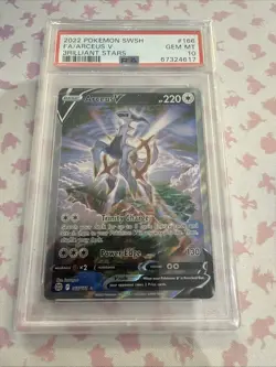 PSA 10 Arceus V Alt Art Brilliant Stars 166/172 Pokemon Card FA SWSH 2022 - Image 5