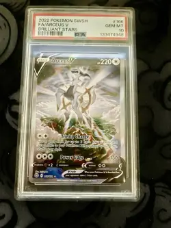 Arceus V 166/172 Brilliant Stars Alternate Alt Art 2022 Pokemon PSA 10 GEM MINT - Image 1