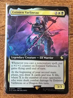 Magic MTG Final Fantasy - Estinien Varlineau EXTENDED ART FOIL 0171 - Image 1