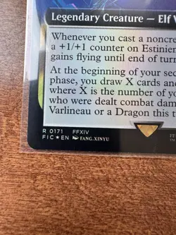 Magic MTG Final Fantasy - Estinien Varlineau EXTENDED ART FOIL 0171 - Image 2