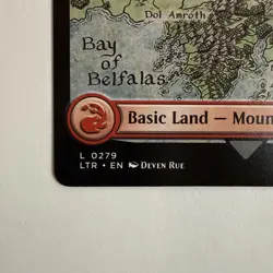 1x Mountain (#279) NM Eng MTG - LOTR: Tales of Middle Earth - Image 2