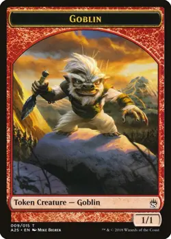 GOBLIN 1/1 TOKEN MTG - A25 MASTERS 25 009/015 LP - CHEAP - Image 1