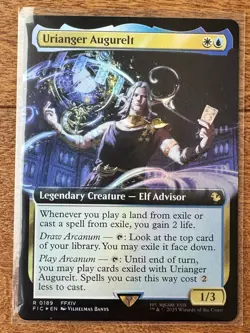 Magic MTG Final Fantasy - Urianger Augurelt EXTENDED ART FOIL 0189 - Image 1