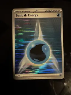 Pokemon BASIC WATER ENERGY SVE 019 - Black Bolt/White Flare - Rev Holo - MINT - Image 1