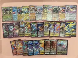 Lot Of 32 Pokemon V and EX Cards - Image 1