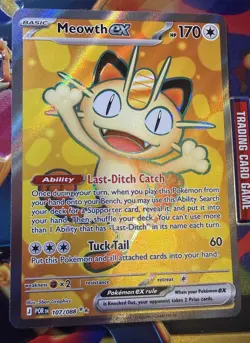 Meowth EX 107/088 Perfect Order Pokemon Card - Image 2