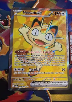 Meowth EX 107/088 Perfect Order Pokemon Card - Image 4