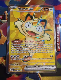 Meowth EX 107/088 Perfect Order Pokemon Card - Image 5