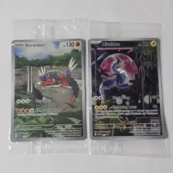 Koraidon SVP 014 & Miraidon SVP 013 NM Pokemon Promo Cards – Sealed - Image 1