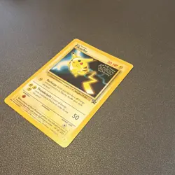 Pokemon Pikachu Kids WB Promo Card 4 50 HP Vintage 1999 Regular - Image 3