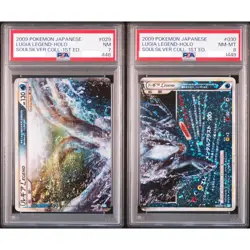 PSA 8 7 Lugia Legend Holo 1st Ed 029/070 030/070 Seq Pokemon Card Japanese 2009 - Image 1