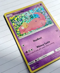Pokemon Slowpoke Holofoil sparkle card 5/12, Mcdonald's Promo set, 2018 - Image 2