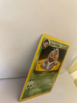 Dark Arbok 19/82 Team Rocket NH Rare Error Misprint Pokemon Card WOTC 2000 LP - Image 2