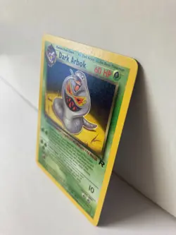 Dark Arbok 19/82 Team Rocket NH Rare Error Misprint Pokemon Card WOTC 2000 LP - Image 3