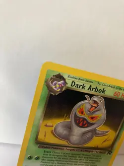 Dark Arbok 19/82 Team Rocket NH Rare Error Misprint Pokemon Card WOTC 2000 LP - Image 5
