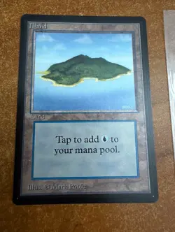 Island (B) Limited Edition - Beta Edition Regular MTG NM - Image 2