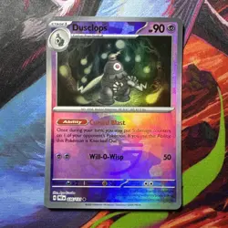 Pokemon TCG Dusclops Prismatic Evolutions Poke Ball Reverse Holo 036/131 - Image 1