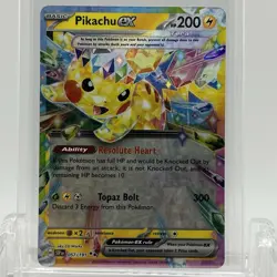 Pokemon TCG Surging Sparks Pikachu ex #057/191 Double Rare NM - Image 1