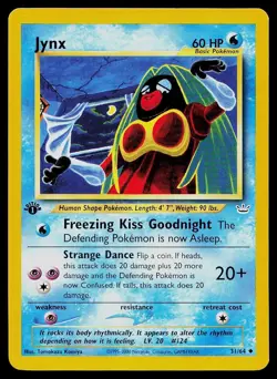 Pokemon Card Neo Revelation Jynx 31/64 1st Edition Uncommon - Image 1