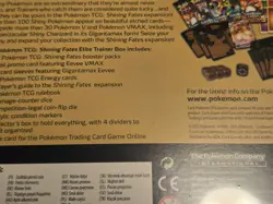 Pokemon TCG Shining Fates Elite Trainer Box ETB - Image 4