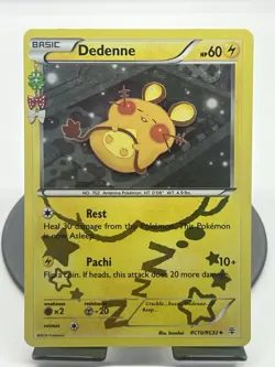 Pokemon TCG Dedenne RC10/RC32 Generations: Radiant Collection Holo MP - Image 1