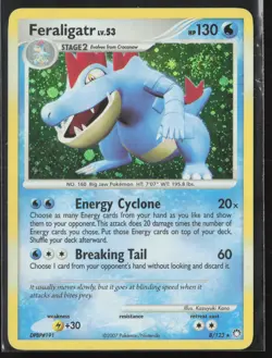 2007 Pokemon Diamond & Pearl Mysterious Treasures Feraligatr Holo 8/123 - Image 1