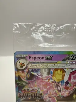 Espeon EX Pokemon Prismatic Evolutions STAMPED Promo 034/131 SEALED - Image 2