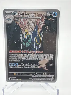 Clawitzer 141/132 Pokemon Mega Evolution Illustration Holo NM - SHIPS FAST 🔥💨 - Image 1