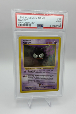 Gastly Shadowless, Pokemon PSA Mint 9, Base Set, Common, 50/102 - Image 5