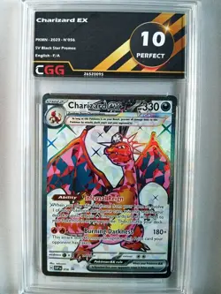 Carte pokemon ENGLISH Charizard ex (SVP 056) SV Black Star Promo CGG 10 26520095 - Image 1