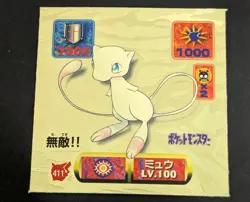 Pokemon Japan Amada Seal Sticker Mew 411 Vintage - Image 1