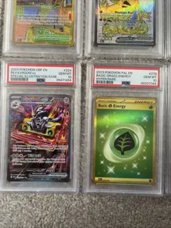 Lot of 6 Pokemon TCG PSA 10 4 OBF + 1 PAL + 1 PAF EN See Pictures Tyranitar - Image 4