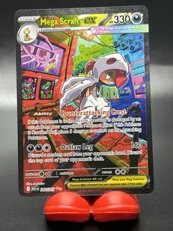Pokemon Mega Scrafty Ex Ascended Heroes Special Illustration Rare And MAR - Image 3