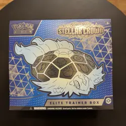 Pokemon TCG Stellar Crown Elite Trainer Box ETB Brand New Factory Sealed - Image 1