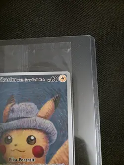 Pokemon Pikachu With Grey Felt Hat Van Gogh SEALED PROMO #085 NM - Image 4