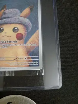 Pokemon Pikachu With Grey Felt Hat Van Gogh SEALED PROMO #085 NM - Image 5