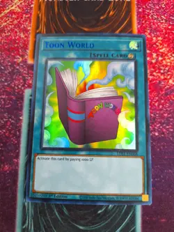 Yu-Gi-Oh! Toon World LDS1-EN068 Blue Ultra Rare 1st Edition Near Mint - Image 1