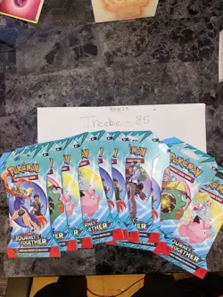 10 (packs)NEW PokemonTCG Journey Together Booster Packs Lot of 10 FACTORY SEALEd - Image 1