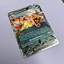 Charizard EX 054/091 Paldean Fates Tera Holo NM/Mint Pokemon Card - Image 1