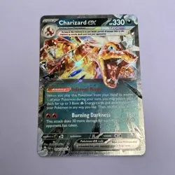 Charizard EX 054/091 Paldean Fates Tera Holo NM/Mint Pokemon Card - Image 2