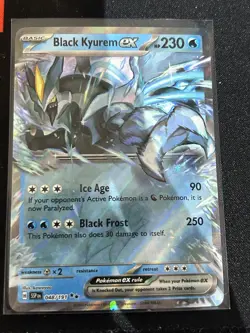 Black Kyurem ex 048/191 - Ultra Rare Holo - Surging Sparks Pokemon Card MINT - Image 1