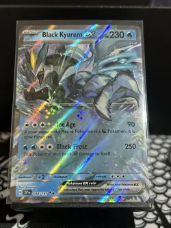 Black Kyurem ex 048/191 - Ultra Rare Holo - Surging Sparks Pokemon Card MINT - Image 2