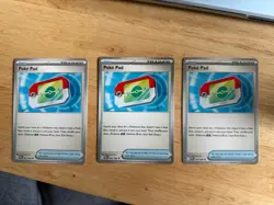Pokemon TCG Poke Pad Trainer Item Card Lot 3x 087/088 English 2022 Nintendo - Image 1