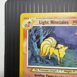 Pokemon TCG Light Ninetales Neo Destiny Card 50/105 Unlimited Uncommon - LP - Image 3