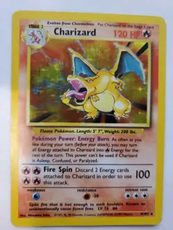Charizard Base Set Holo Pokemon Card WOTC - Image 1